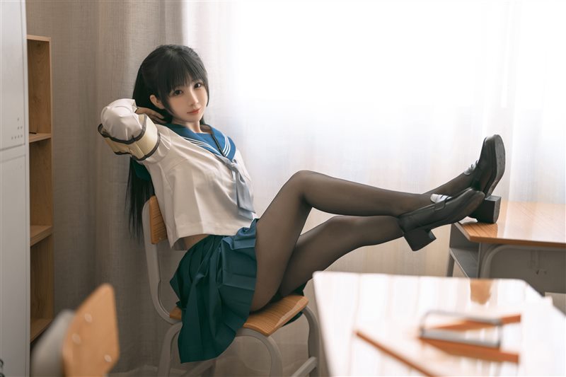 樱井宁宁(桜井宁宁)风纪委员 JKCOS 赏析,细节完整氛围感出众