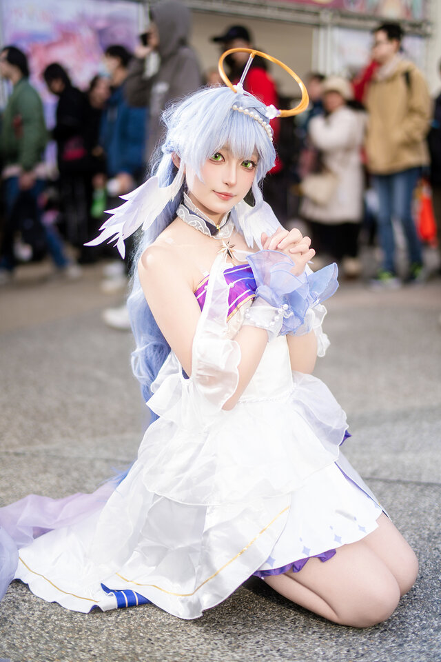 二次元歌姬本尊降临!Turq_KJ 知更鸟 COS 惊艳 FF46 同人展
