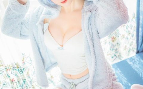 星之迟迟还原蕾姆猫娘睡衣造型，Re:从零开始的异世界 cos作品