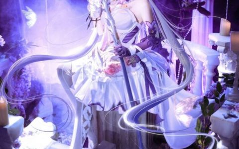 星穹铁道高质量同人cos,蠢沫沫完美演绎遐蝶幻梦意境