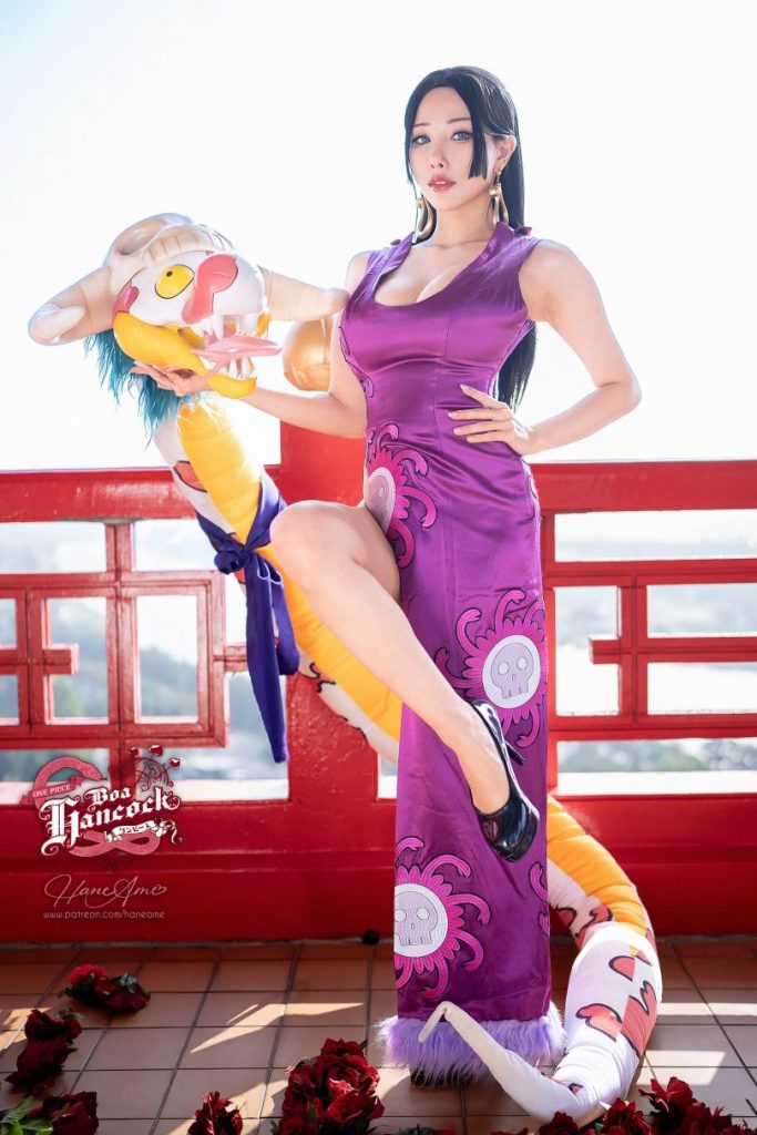 雨波_HaneAme cos蛇姬｜航海王·波雅汉库克COS写真集