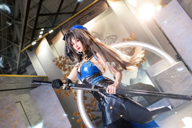 C102漫展佳作!Shika小鹿鹿完美还原鸣潮秧秧COS造型