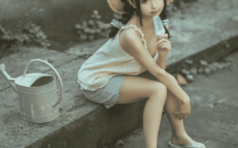 蠢沫沫乡下妹妹COS赏析，质朴田园风日常造型纪实