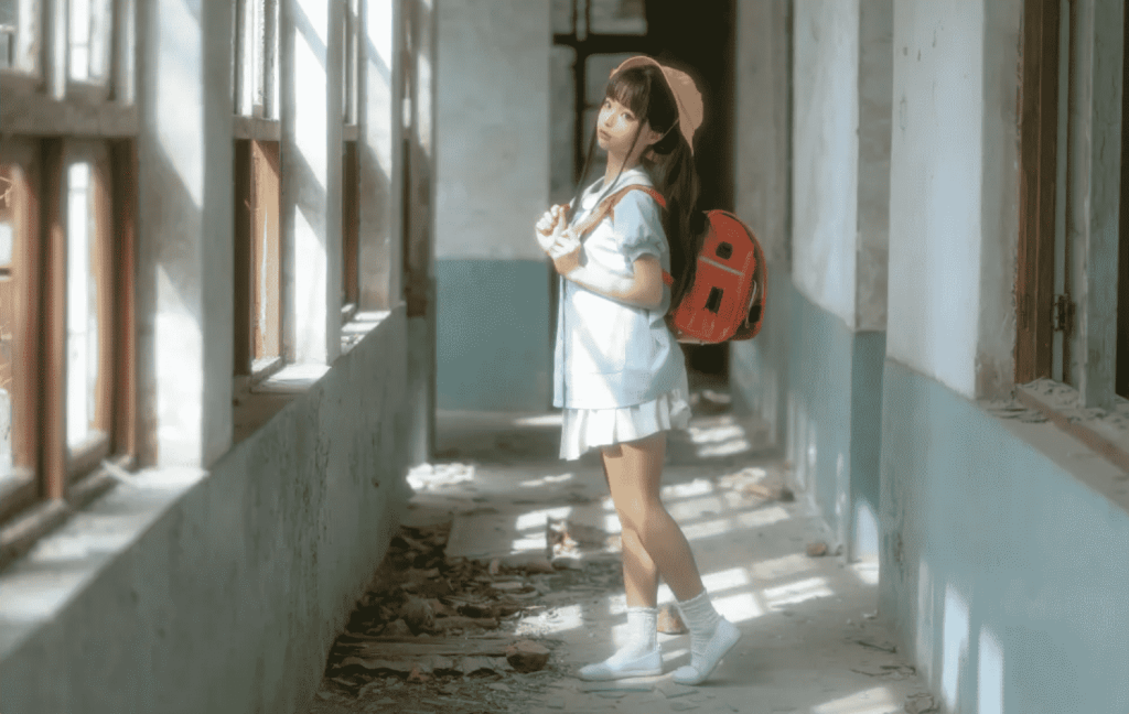 蠢沫沫小黄帽主题 cos 写真赏析,解锁帽子新颖佩戴方式