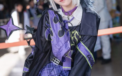 EXPO现场COS鉴赏｜亀太郎san 灵动还原Hololive拉普拉斯·暗黑