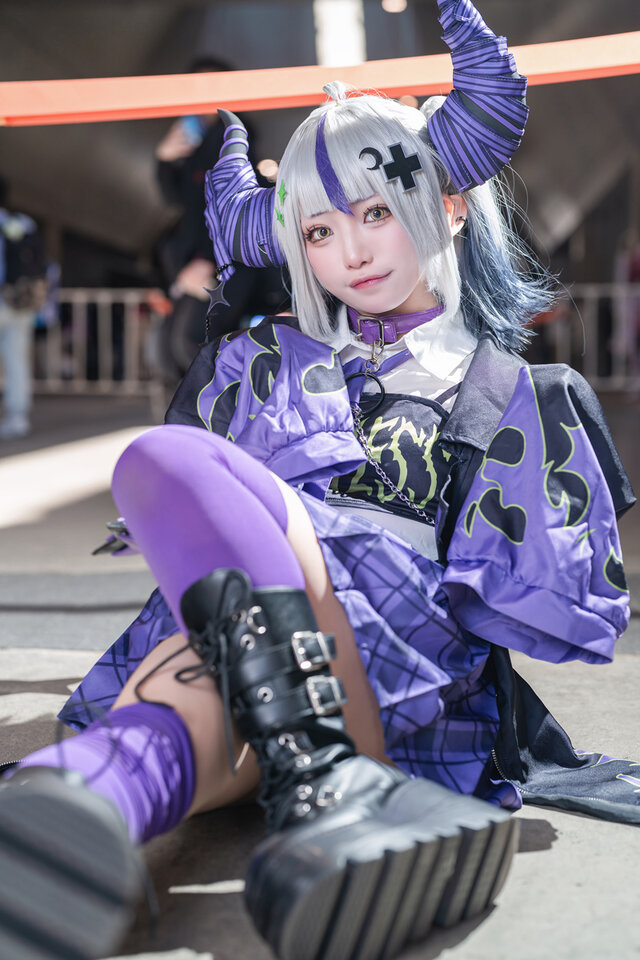 EXPO现场COS鉴赏|亀太郎san 灵动还原Hololive拉普拉斯·暗黑